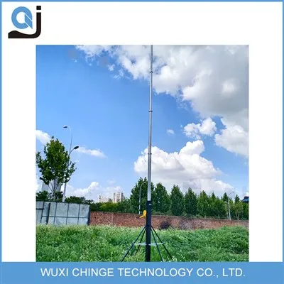 Mastro de antena telescópica portátil